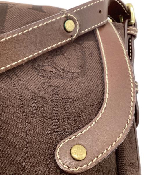 LAUREN RALPH LAUREN（ローレンラルフローレン）LAUREN RALPH LAUREN (ローレンラルフローレン) ワンショルダーバッグ ブラウンの古着・服飾アイテム