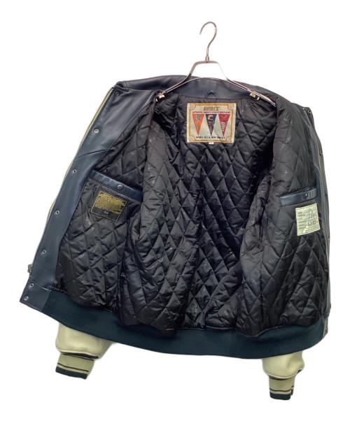 AVIREX（アヴィレックス）AVIREX (アヴィレックス) 90s GOALERS VARSITY JACKET ネイビー サイズ:Lの古着・服飾アイテム