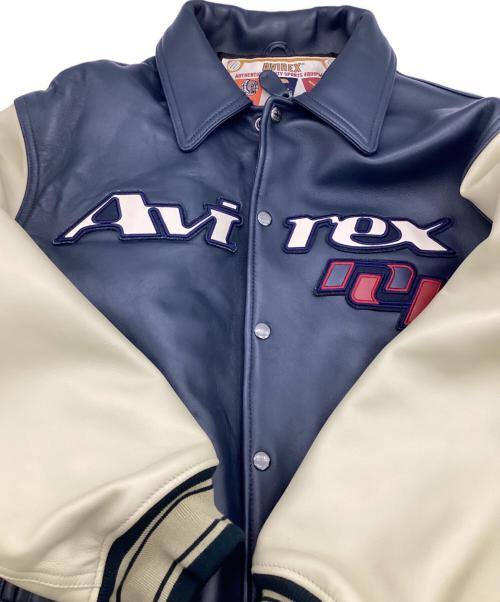 AVIREX（アヴィレックス）AVIREX (アヴィレックス) 90s GOALERS VARSITY JACKET ネイビー サイズ:Lの古着・服飾アイテム