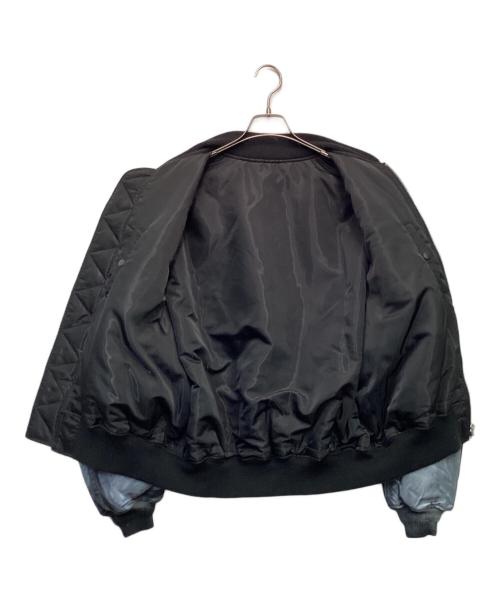 YOKE（ヨーク）YOKE (ヨーク) SPREY PRINTED BOMBER JACKET（スプレー プリンテッド ボンバー ジャケット） グレー サイズ:3の古着・服飾アイテム