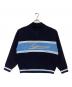 SUPREME（シュプリーム）の古着「SCRIPT STRIPE HALF ZIP SWEATER（スクリプト ストライプ ハーフジップ セーター）」｜ネイビー