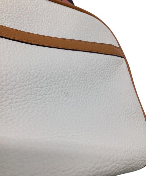 COACH（コーチ）COACH (コーチ) ショルダーバッグ アイボリー×ブルーの古着・服飾アイテム