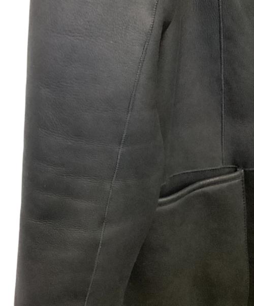 Pelley Lusso（ペレリールッソ）Pelley Lusso (ペレリールッソ) ムートンコート ブラック サイズ:Mの古着・服飾アイテム