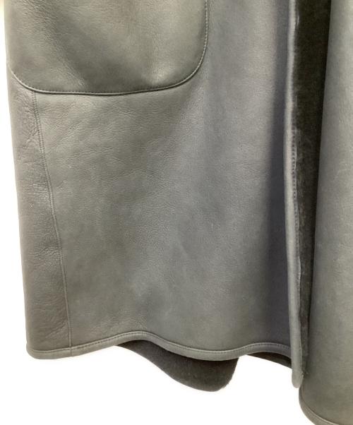 Pelley Lusso（ペレリールッソ）Pelley Lusso (ペレリールッソ) ムートンコート ブラック サイズ:Mの古着・服飾アイテム