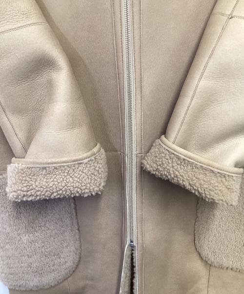 Pelley Lusso（ペレリールッソ）Pelley Lusso (ペレリールッソ) ムートンコート ベージュ サイズ:Mの古着・服飾アイテム