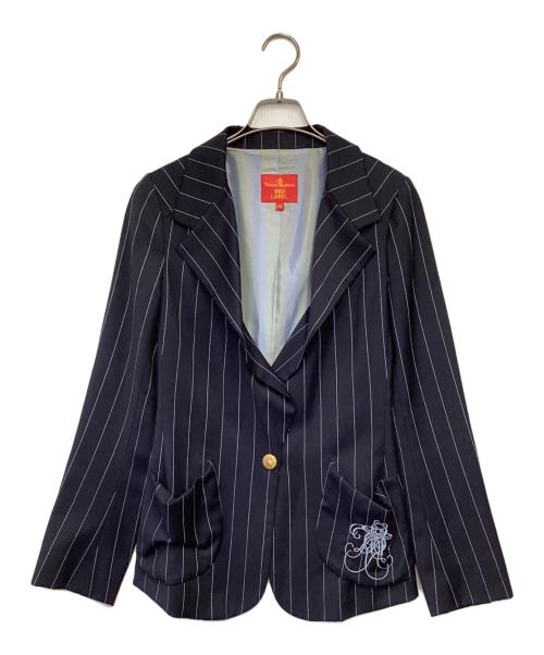 Vivienne Westwood RED LABEL（ヴィヴィアンウエストウッドレッドレーベル）Vivienne Westwood RED LABEL (ヴィヴィアンウエストウッドレッドレーベル) テーラードジャケット ブラック サイズ:40の古着・服飾アイテム