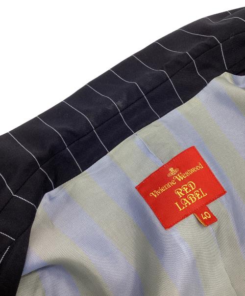 Vivienne Westwood RED LABEL（ヴィヴィアンウエストウッドレッドレーベル）Vivienne Westwood RED LABEL (ヴィヴィアンウエストウッドレッドレーベル) テーラードジャケット ブラック サイズ:40の古着・服飾アイテム