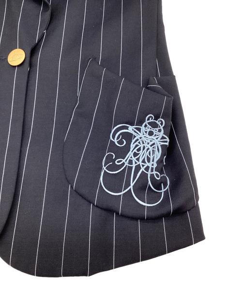 Vivienne Westwood RED LABEL（ヴィヴィアンウエストウッドレッドレーベル）Vivienne Westwood RED LABEL (ヴィヴィアンウエストウッドレッドレーベル) テーラードジャケット ブラック サイズ:40の古着・服飾アイテム