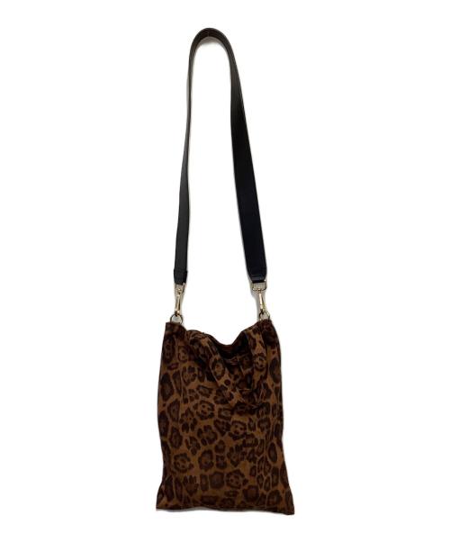GOOD GRIEF!（グッドグリーフ）GOOD GRIEF! (グッドグリーフ) BELT with LEOPARD IT BAG（ベルト ウィズ レオパード イット バッグ） ブラウンの古着・服飾アイテム