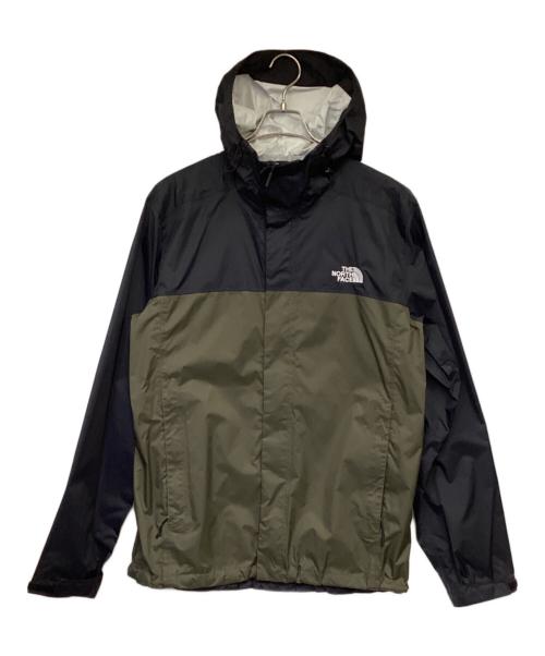 THE NORTH FACE（ザ ノース フェイス）THE NORTH FACE (ザ ノース フェイス) ナイロンジャケット カーキ×ブラック サイズ:ASIA XLの古着・服飾アイテム