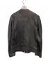 UNITED TOKYO (ユナイテッドトーキョー) ラムレザージャケット ブラック サイズ:2：8000円
