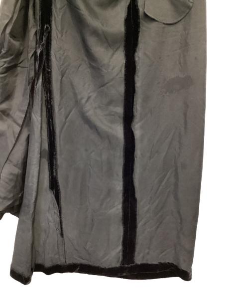 Christian Dior PRET-A-PORTER（クリスチャンディオールプレタポルテ）Christian Dior PRET-A-PORTER (クリスチャンディオールプレタポルテ) ベロア マキシスカート ブラック サイズ:Sの古着・服飾アイテム