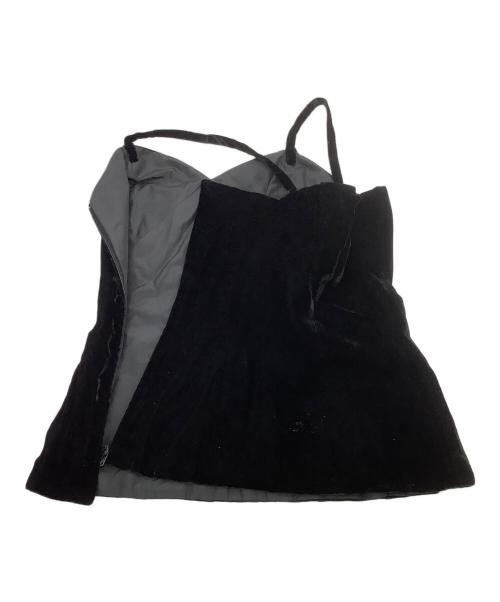 Christian Dior（クリスチャン ディオール）Christian Dior (クリスチャン ディオール) ベロアビスチェ ブラック サイズ:7の古着・服飾アイテム