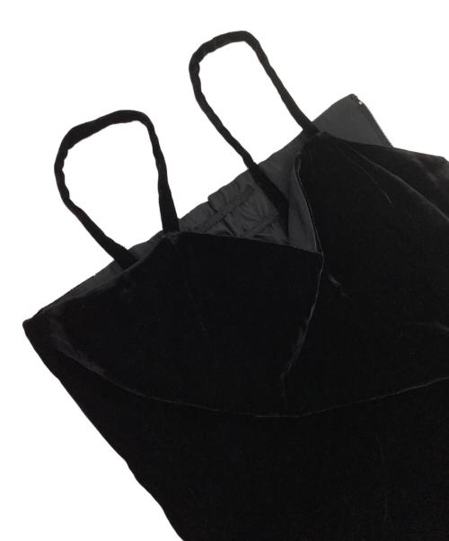 Christian Dior（クリスチャン ディオール）Christian Dior (クリスチャン ディオール) ベロアビスチェ ブラック サイズ:7の古着・服飾アイテム