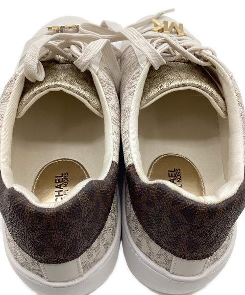 MICHAEL KORS（マイケル・コース）MICHAEL KORS (マイケル・コース) POPPY LACE UP（ポピー レースアップ）スニーカー アイボリー サイズ:8Mの古着・服飾アイテム