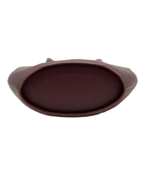 Cartier（カルティエ）Cartier (カルティエ) must de Cartier（マスト ドゥ カルティエ）ハンドバッグ ボルドーの古着・服飾アイテム