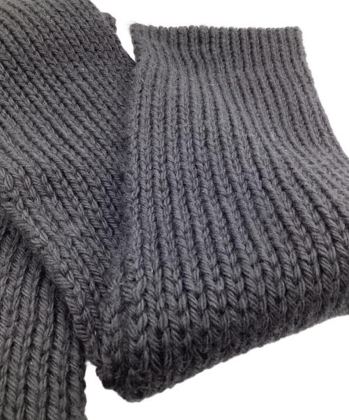 RAF SIMONS（ラフシモンズ）RAF SIMONS (ラフシモンズ) ロングマフラー ブラックの古着・服飾アイテム