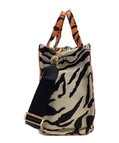 Marc by Marc Jacobs（マークバイマークジェイコブス）Marc by Marc Jacobs (マークバイマークジェイコブス) Tiger Stripe Small Tote Bag（タイガー ストライプ スモール トート バッグ） オレンジの古着・服飾アイテム