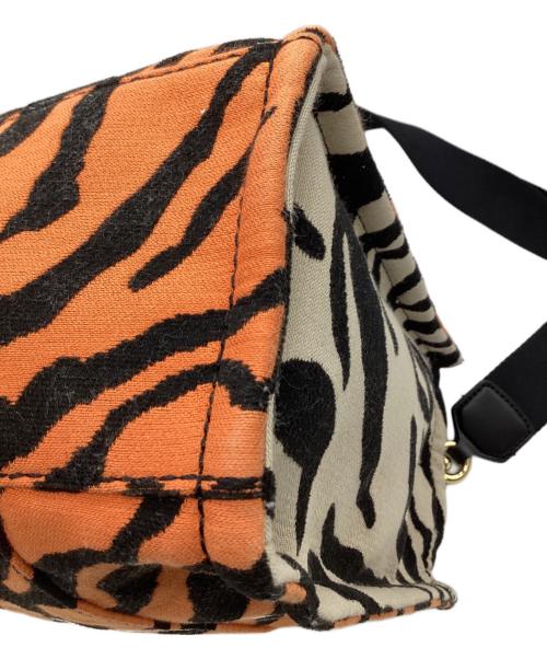 Marc by Marc Jacobs（マークバイマークジェイコブス）Marc by Marc Jacobs (マークバイマークジェイコブス) Tiger Stripe Small Tote Bag（タイガー ストライプ スモール トート バッグ） オレンジの古着・服飾アイテム