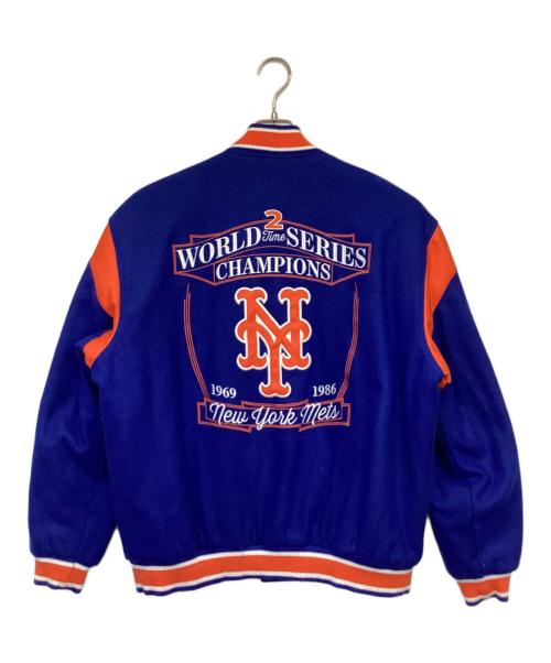 GENUINE MERCHANDISE（ジェニュイン マーチャンダイズ）GENUINE MERCHANDISE (ジェニュイン マーチャンダイズ) JH Design (ジェイエイチデザイン) ニューヨーク メッツ リバーシブルジャケット ブルー×オレンジ サイズ:Lの古着・服飾アイテム