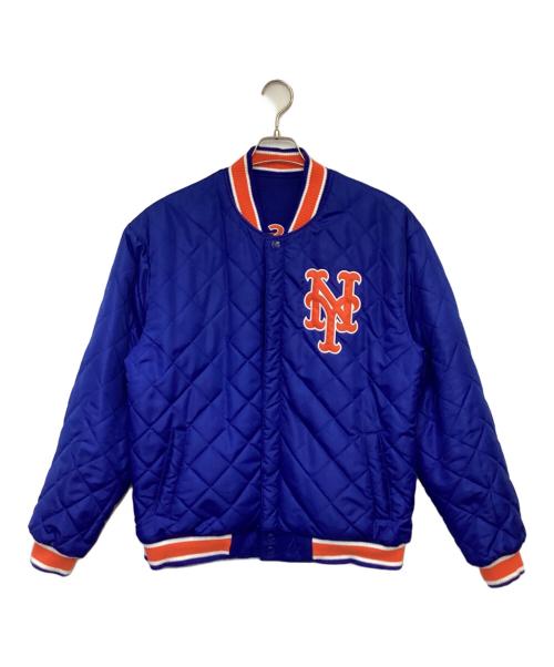 GENUINE MERCHANDISE（ジェニュイン マーチャンダイズ）GENUINE MERCHANDISE (ジェニュイン マーチャンダイズ) JH Design (ジェイエイチデザイン) ニューヨーク メッツ リバーシブルジャケット ブルー×オレンジ サイズ:Lの古着・服飾アイテム