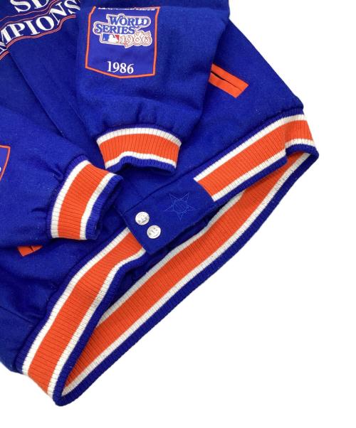 GENUINE MERCHANDISE（ジェニュイン マーチャンダイズ）GENUINE MERCHANDISE (ジェニュイン マーチャンダイズ) JH Design (ジェイエイチデザイン) ニューヨーク メッツ リバーシブルジャケット ブルー×オレンジ サイズ:Lの古着・服飾アイテム