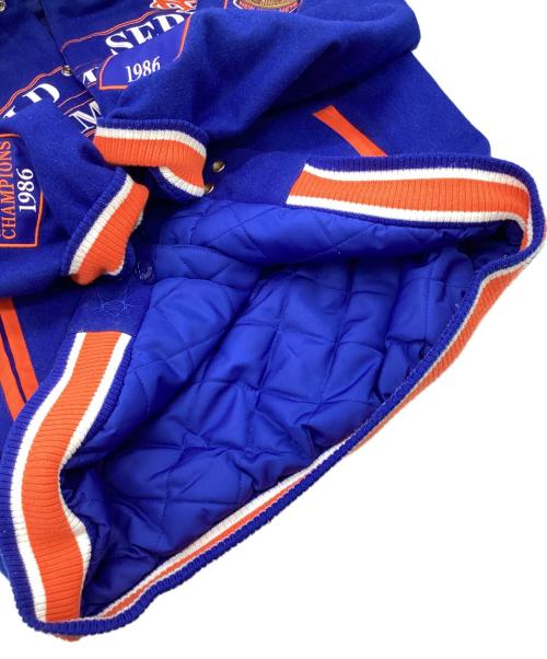 GENUINE MERCHANDISE（ジェニュイン マーチャンダイズ）GENUINE MERCHANDISE (ジェニュイン マーチャンダイズ) JH Design (ジェイエイチデザイン) ニューヨーク メッツ リバーシブルジャケット ブルー×オレンジ サイズ:Lの古着・服飾アイテム