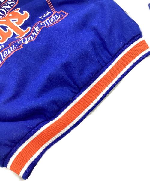 GENUINE MERCHANDISE（ジェニュイン マーチャンダイズ）GENUINE MERCHANDISE (ジェニュイン マーチャンダイズ) JH Design (ジェイエイチデザイン) ニューヨーク メッツ リバーシブルジャケット ブルー×オレンジ サイズ:Lの古着・服飾アイテム