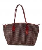 ROBERTA PIERIロベルタピエリ）の古着「TATAMI トートバッグ」｜レッド×ブラック