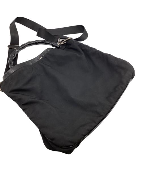 GUCCI（グッチ）GUCCI (グッチ) 2WAYワンショルダーバッグ ブラックの古着・服飾アイテム