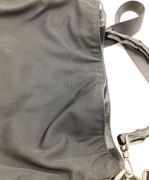 GUCCI（グッチ）GUCCI (グッチ) 2WAYワンショルダーバッグ ブラックの古着・服飾アイテム