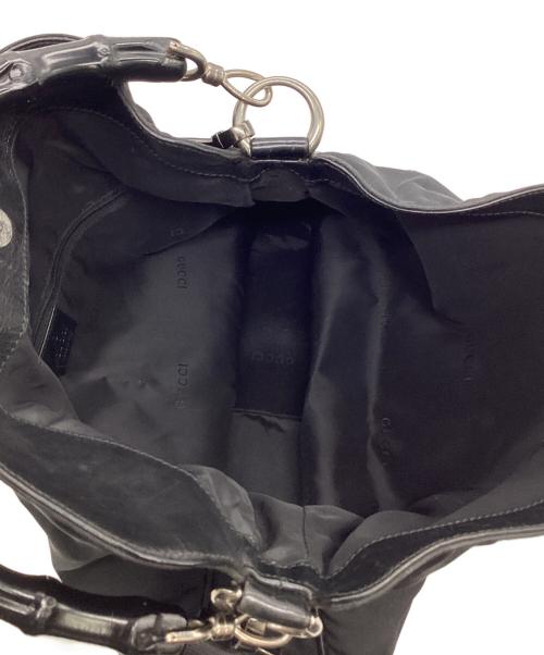 GUCCI（グッチ）GUCCI (グッチ) 2WAYワンショルダーバッグ ブラックの古着・服飾アイテム