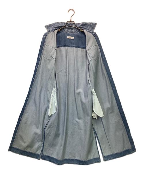 COACH（コーチ）COACH (コーチ) ボタン アップ ワンピース ブルー サイズ:XSの古着・服飾アイテム