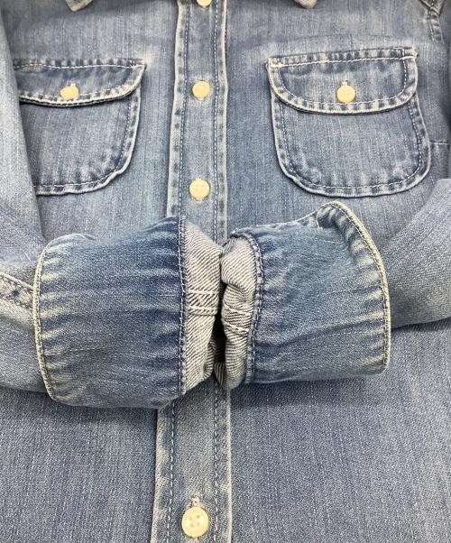 COACH（コーチ）COACH (コーチ) ボタン アップ ワンピース ブルー サイズ:XSの古着・服飾アイテム