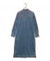 COACH (コーチ) ボタン アップ ワンピース ブルー サイズ:XS：10000円
