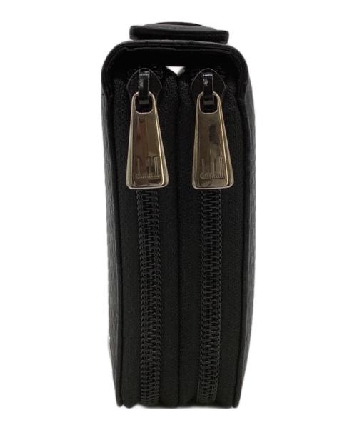 dunhill（ダンヒル）dunhill (ダンヒル) ラウンドファスナーオーガナイザー ブラックの古着・服飾アイテム