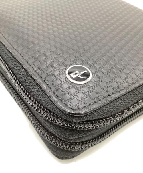 dunhill（ダンヒル）dunhill (ダンヒル) ラウンドファスナーオーガナイザー ブラックの古着・服飾アイテム