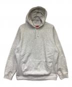 SUPREMEシュプリーム）の古着「Sequin Arc Hooded Sweatshirt（シークイン アーチ フーデッド スウェットシャツ）」｜ホワイト