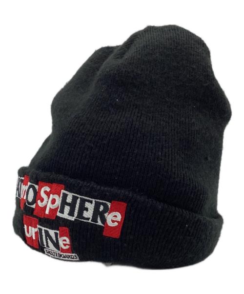SUPREME（シュプリーム）SUPREME (シュプリーム) ANTIHERO (アンタイヒーロー) ニット帽 ブラックの古着・服飾アイテム