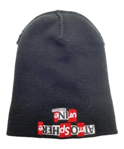 SUPREME（シュプリーム）SUPREME (シュプリーム) ANTIHERO (アンタイヒーロー) ニット帽 ブラックの古着・服飾アイテム