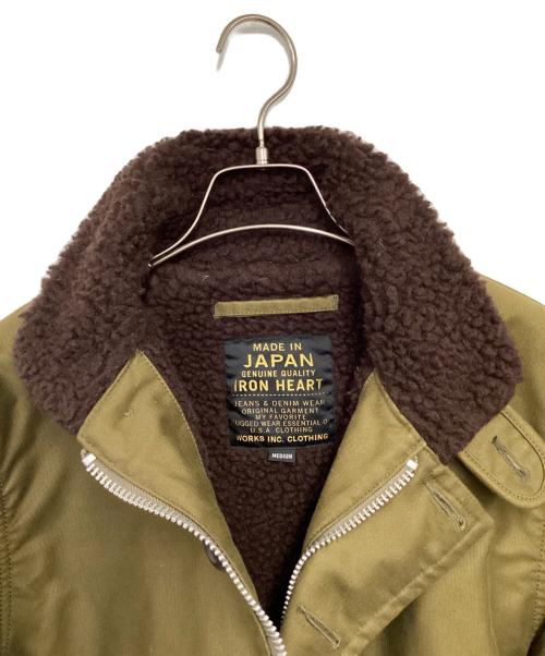 IRON HEART（アイアンハート）IRON HEART (アイアンハート) N1デッキジャケット カーキ サイズ:Mの古着・服飾アイテム