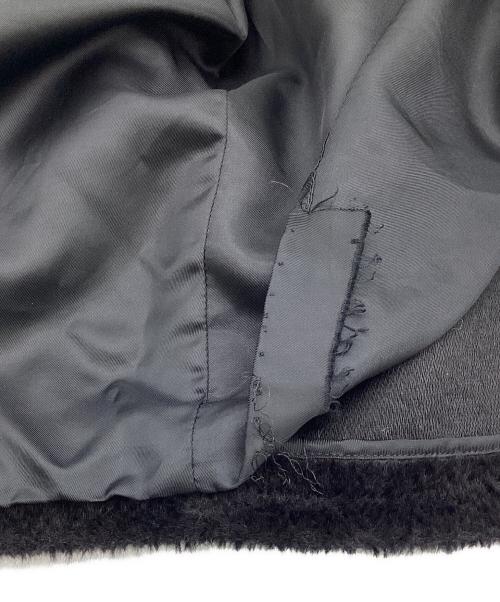 Max Mara Studio（マックスマーラ ストゥディオ）Max Mara Studio (マックスマーラ ストゥディオ) 七分袖 ファーコート ブラック サイズ:40の古着・服飾アイテム