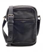 Saint Laurent Parisサンローランパリ）の古着「レザーショルダーバッグ」｜ブラック