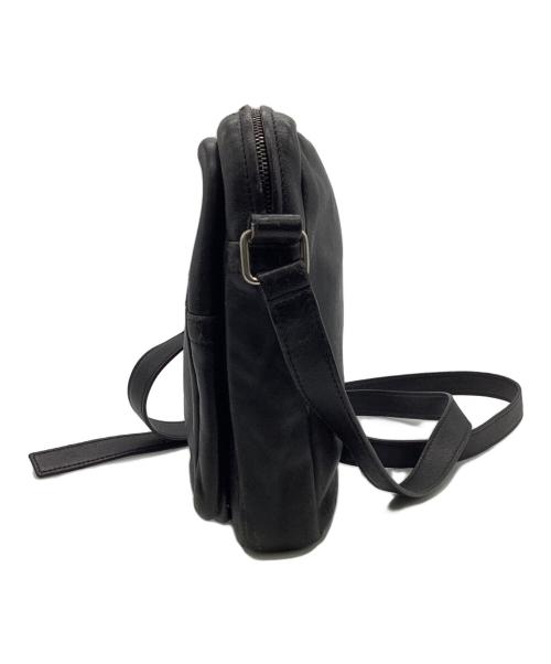 Saint Laurent Paris（サンローランパリ）Saint Laurent Paris (サンローランパリ) レザーショルダーバッグ ブラックの古着・服飾アイテム