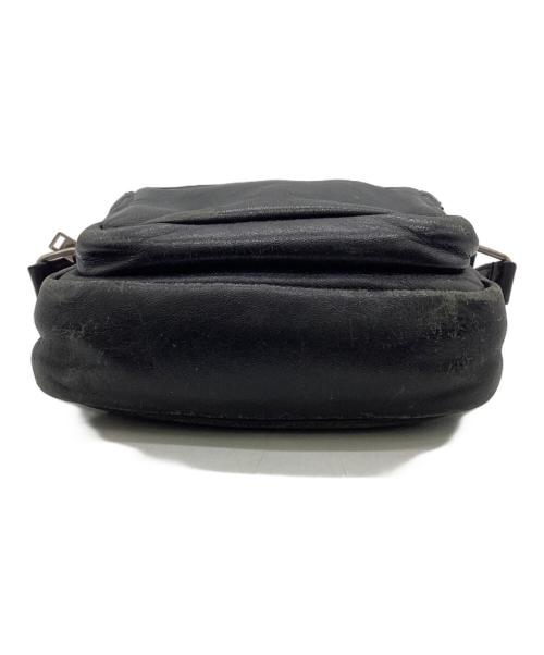 Saint Laurent Paris（サンローランパリ）Saint Laurent Paris (サンローランパリ) レザーショルダーバッグ ブラックの古着・服飾アイテム