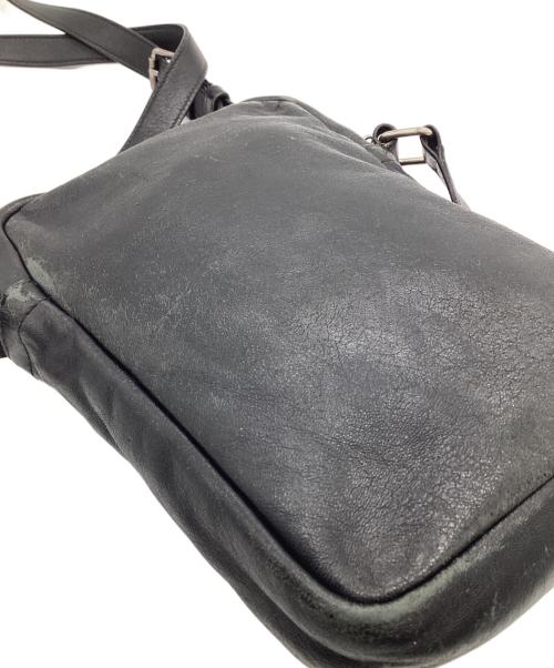 Saint Laurent Paris（サンローランパリ）Saint Laurent Paris (サンローランパリ) レザーショルダーバッグ ブラックの古着・服飾アイテム