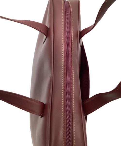 Cartier（カルティエ）Cartier (カルティエ) must de Cartier（マスト ドゥ カルティエ）ブリーフケース レッドの古着・服飾アイテム