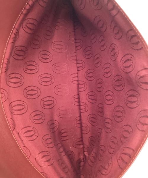 Cartier（カルティエ）Cartier (カルティエ) must de Cartier（マスト ドゥ カルティエ）ブリーフケース レッドの古着・服飾アイテム