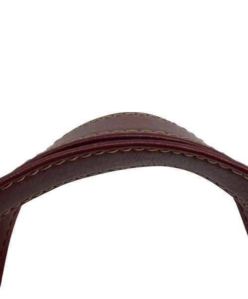Cartier（カルティエ）Cartier (カルティエ) must de Cartier（マスト ドゥ カルティエ）ブリーフケース レッドの古着・服飾アイテム