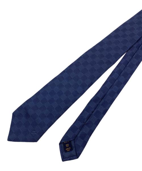 LOUIS VUITTON（ルイ ヴィトン）LOUIS VUITTON (ルイ ヴィトン) ダミエ クラシック ネクタイ ネイビー サイズ:表記無の古着・服飾アイテム